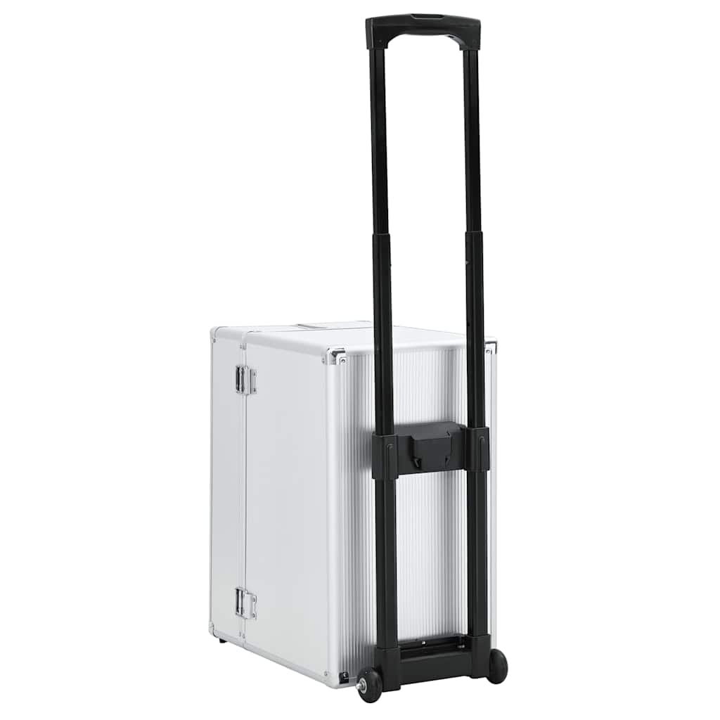 Pilotentrolley Aluminium Zilverkleurig