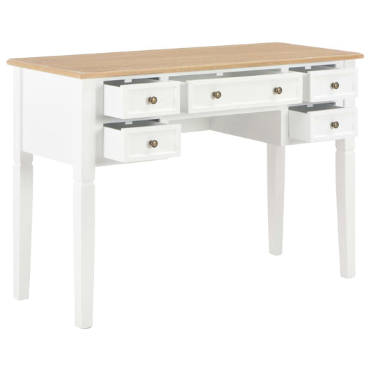 Schrijftafel 109,5X45X77,5 Cm Hout