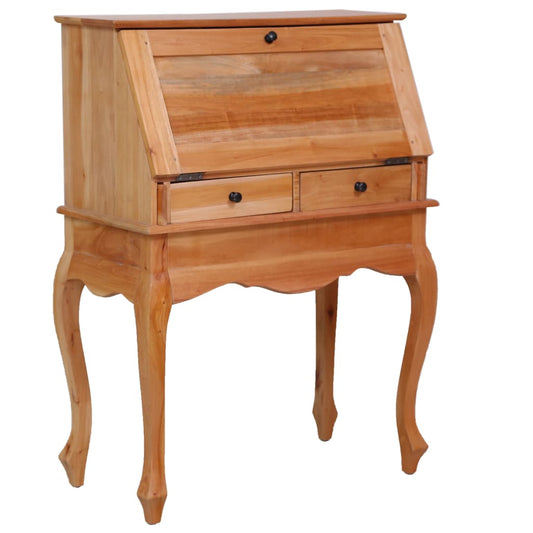 Secretaire 78X42X103 Cm Massief Mahoniehout