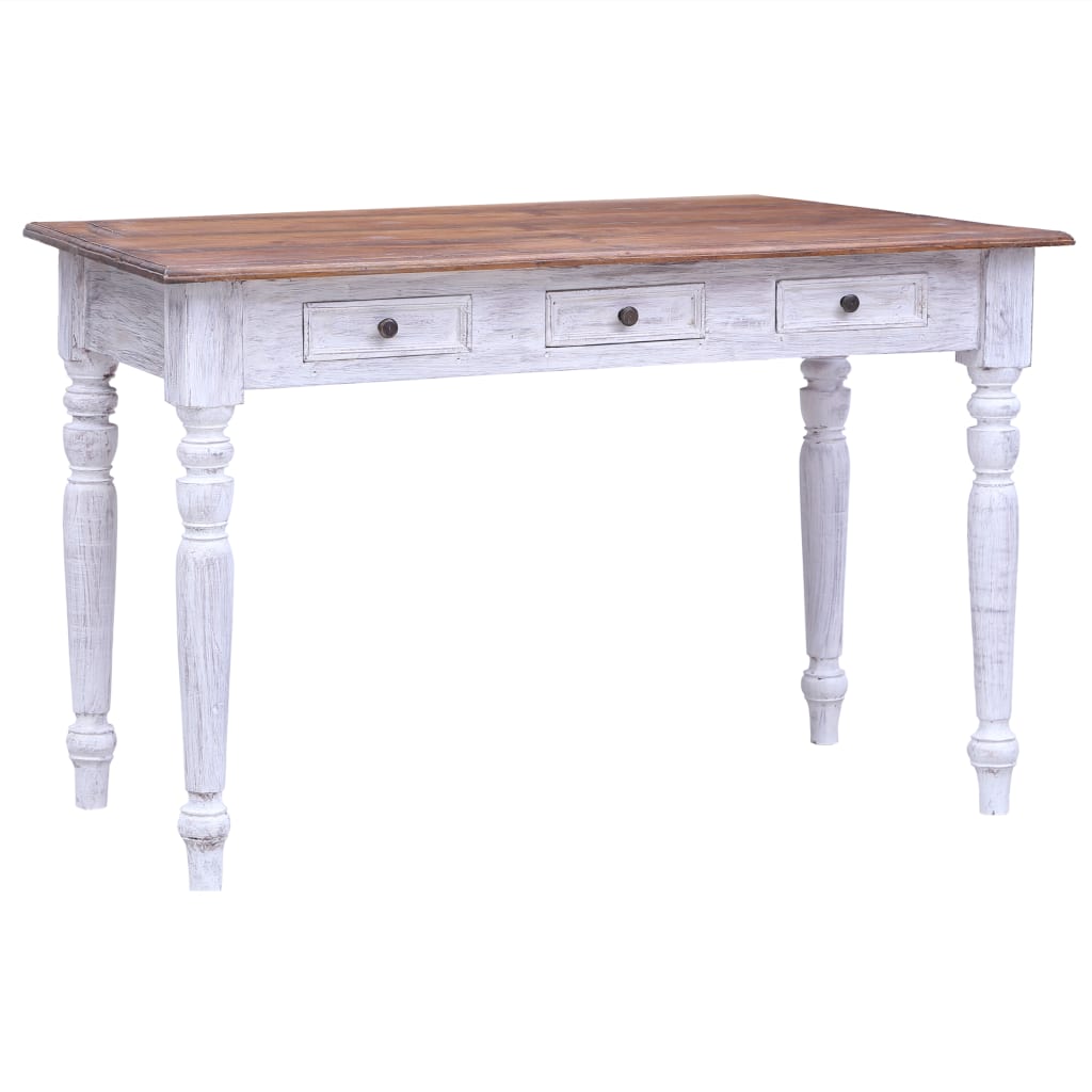 Bureau Met Lades 117X57X75 Cm Massief Mahoniehout