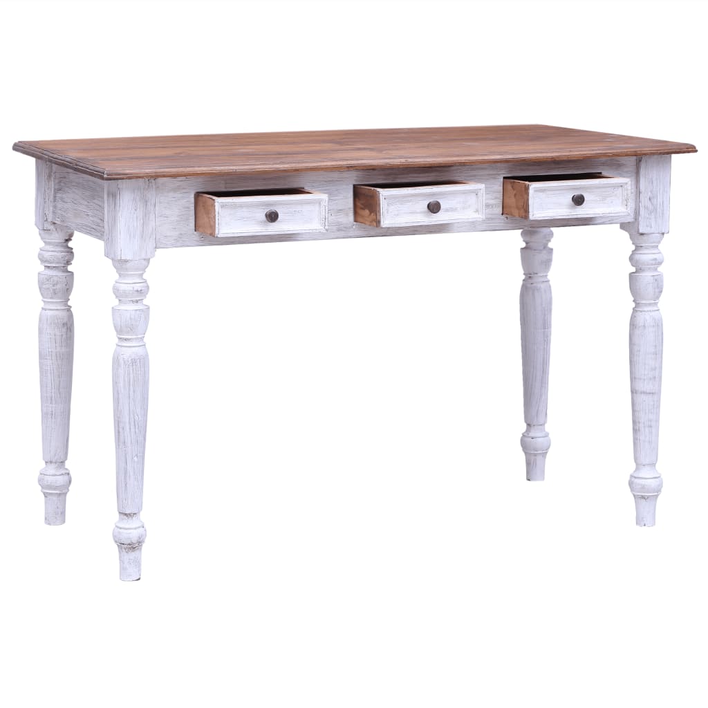 Bureau Met Lades 117X57X75 Cm Massief Mahoniehout