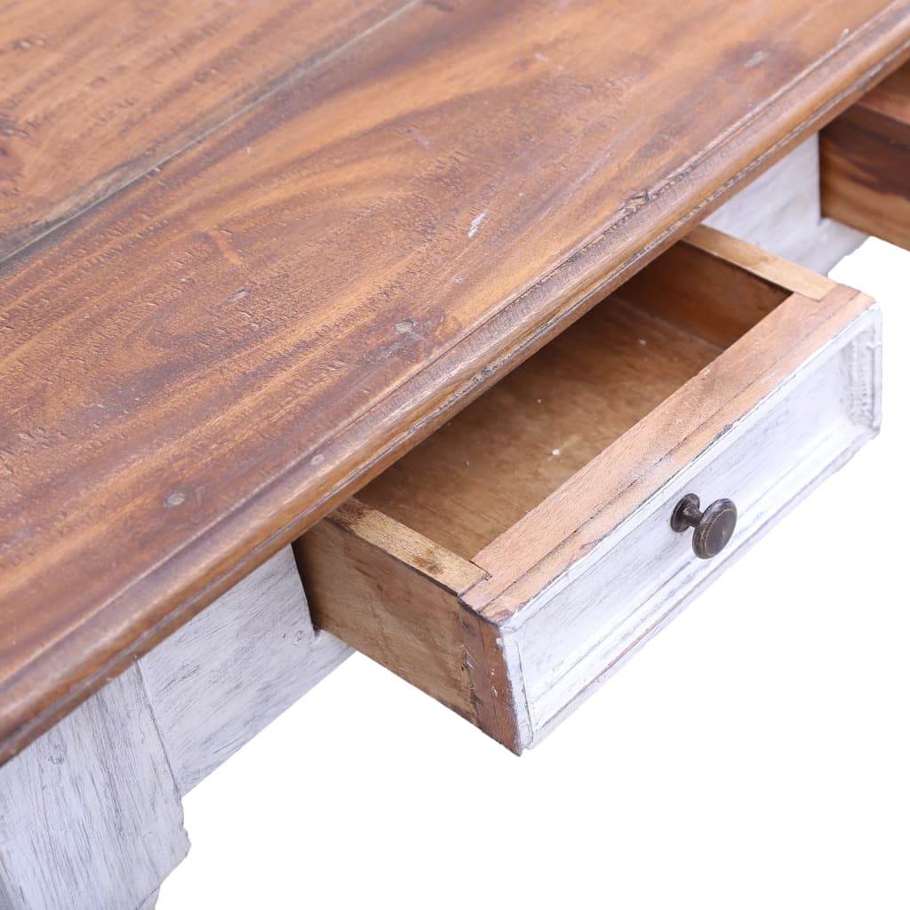 Bureau Met Lades 117X57X75 Cm Massief Mahoniehout