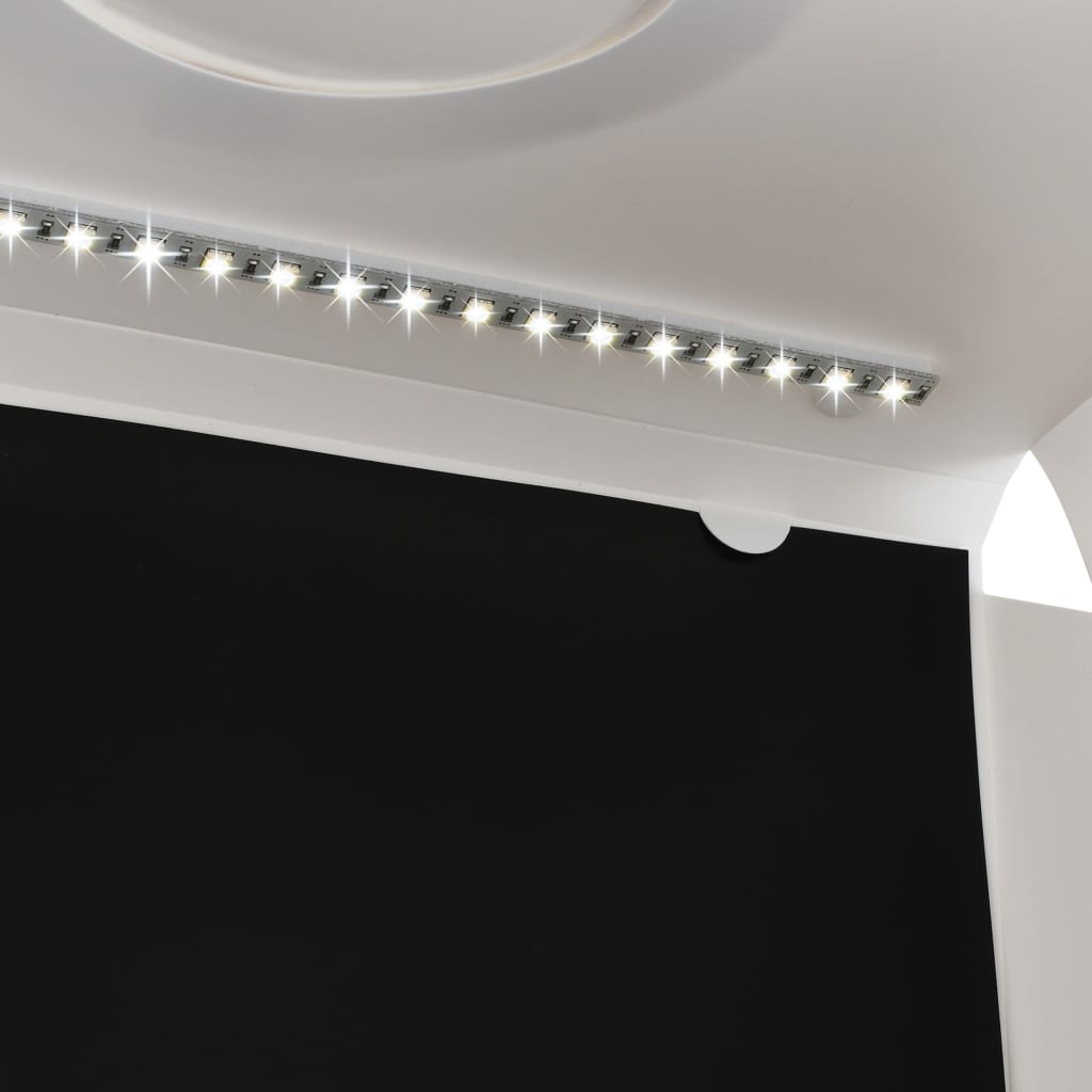 Foto-Opnamebox Met Led Inklapbaar Kunststof Wit