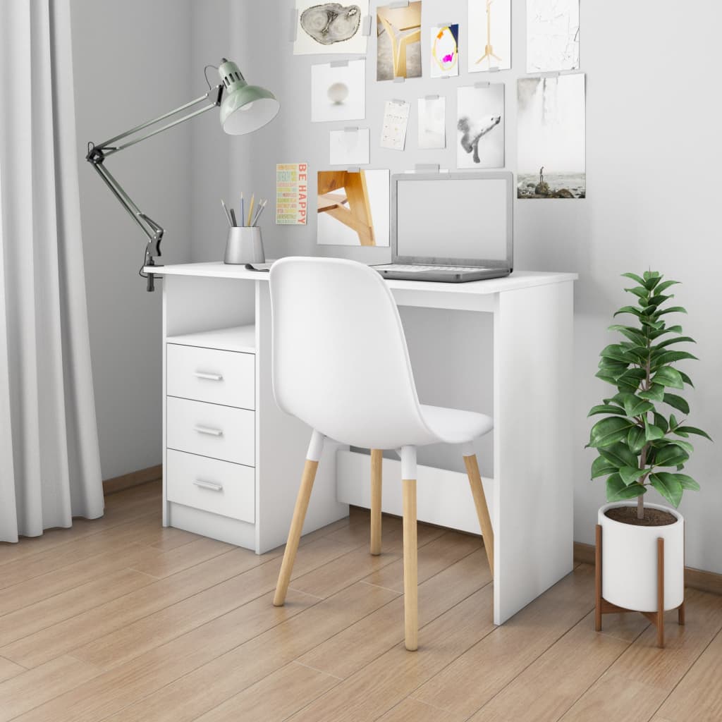 Bureau Met Lades 110X50X76 Cm Spaanplaat