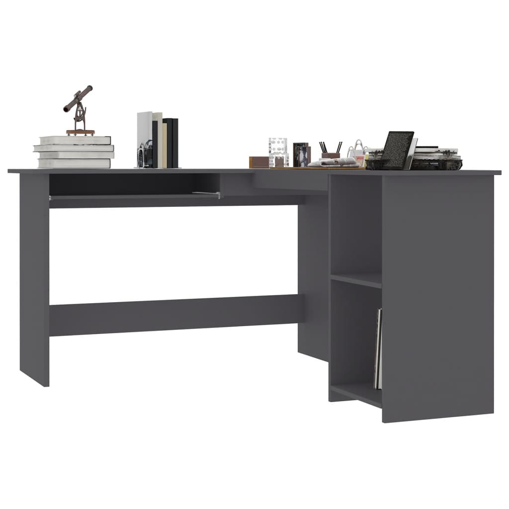 Hoekbureau L-Vormig 120X140X75 Cm Bewerkt Hout