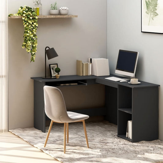 Hoekbureau L-Vormig 120X140X75 Cm Bewerkt Hout