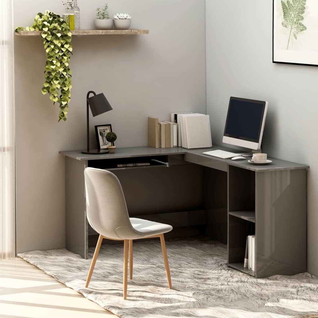 Hoekbureau L-Vormig 120X140X75 Cm Bewerkt Hout