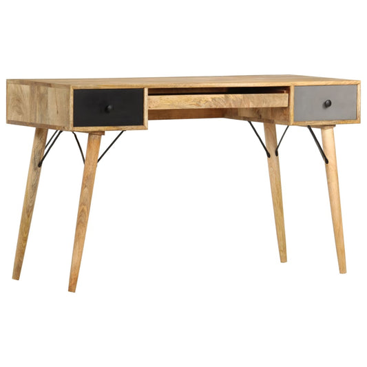 Bureau Met Lades Massief Mangohout