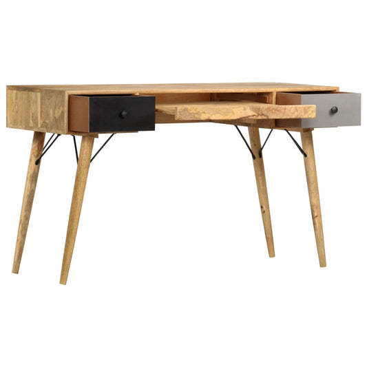 Bureau Met Lades Massief Mangohout
