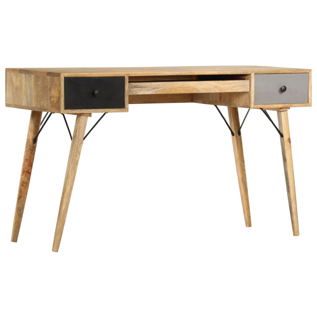 Bureau Met Lades Massief Mangohout