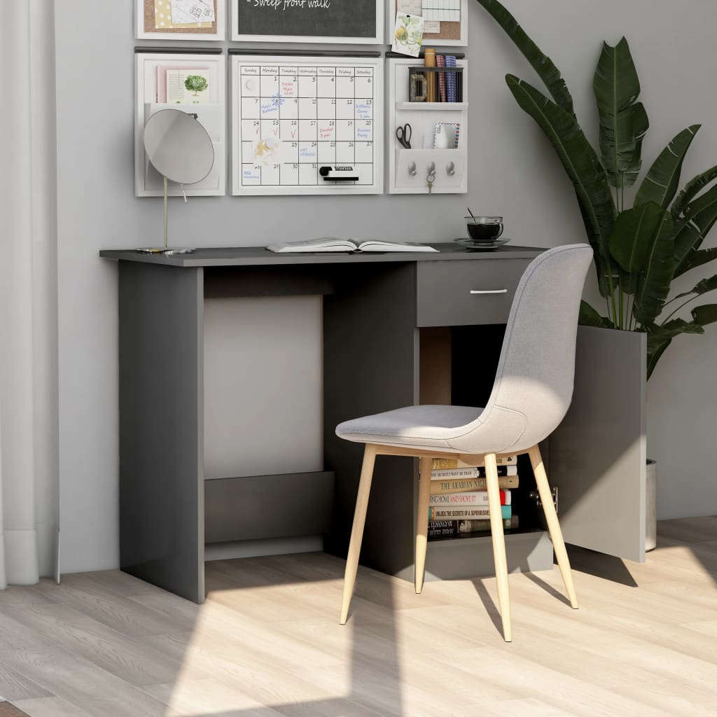 Bureau 100X50X76 Cm Bewerkt Hout
