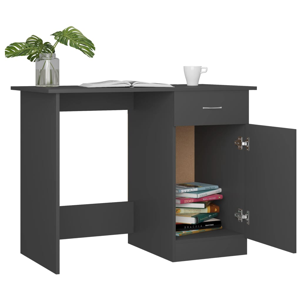 Bureau 100X50X76 Cm Bewerkt Hout