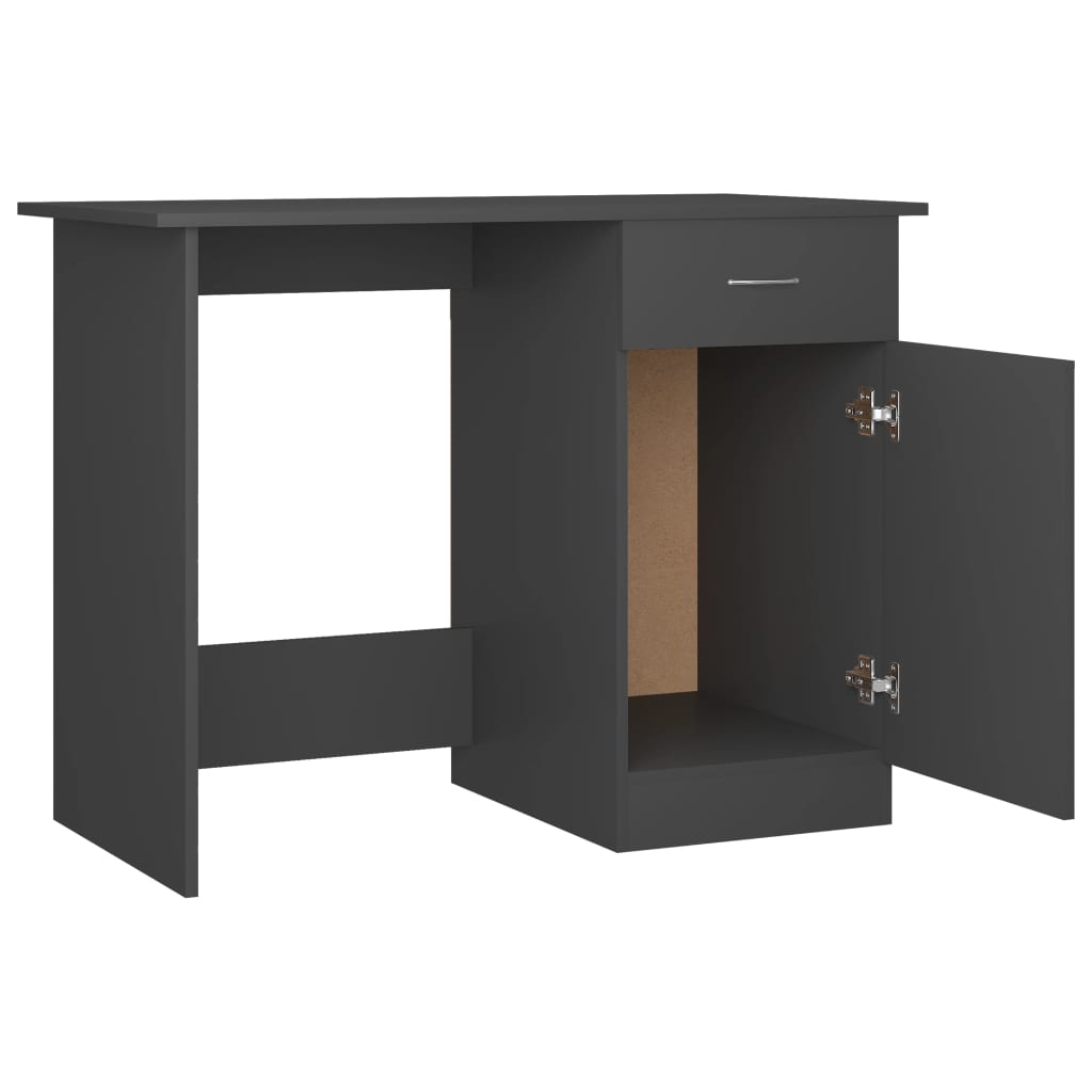 Bureau 100X50X76 Cm Bewerkt Hout