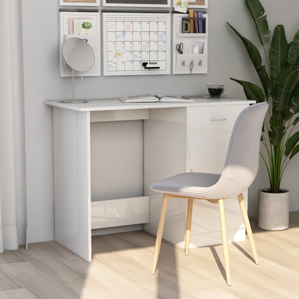 Bureau 100X50X76 Cm Bewerkt Hout