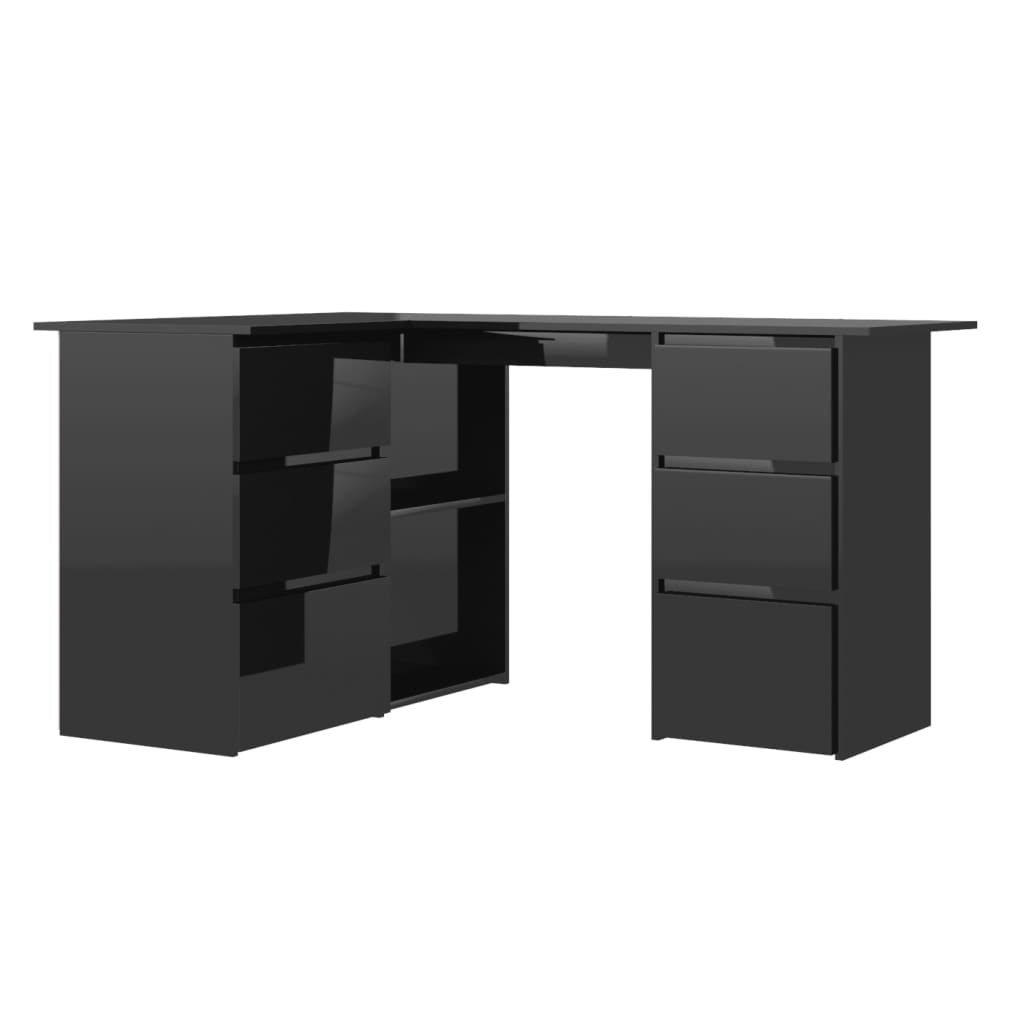 Hoekbureau 145X100X76 Cm Bewerkt Hout