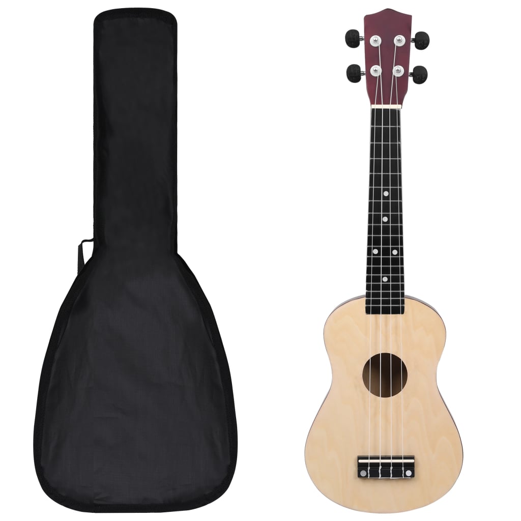 Ukuleleset Met Tas Voor Kinderen Sopraan 23''