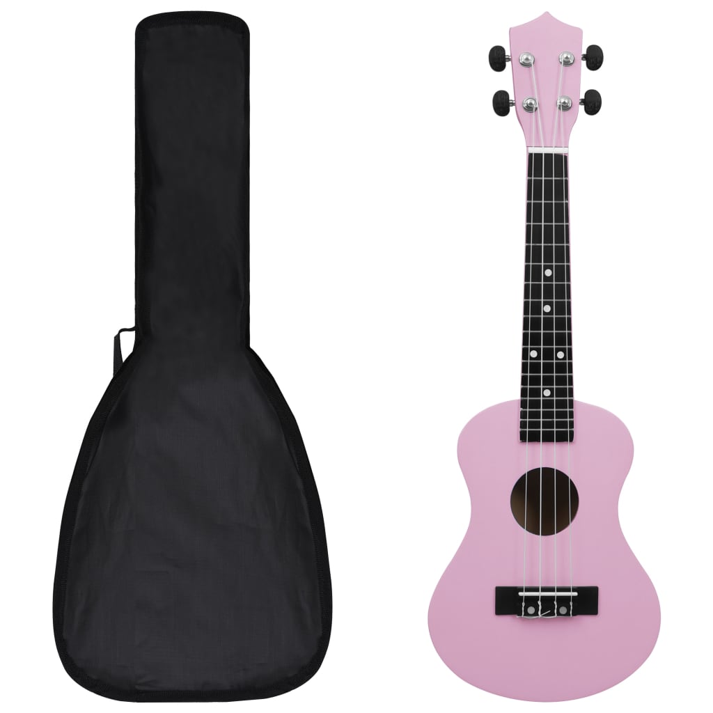 Ukuleleset Met Tas Voor Kinderen Sopraan 23''