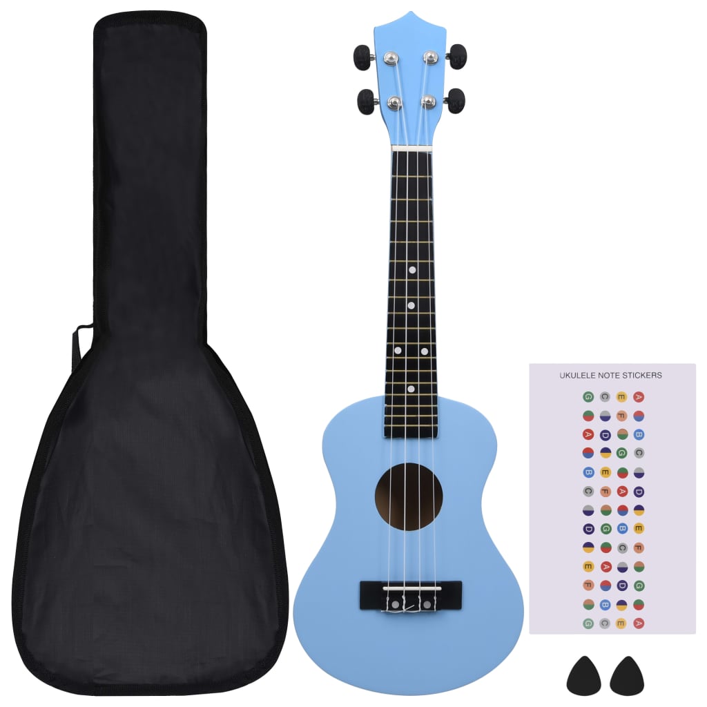 Ukuleleset Met Tas Voor Kinderen Sopraan 23''