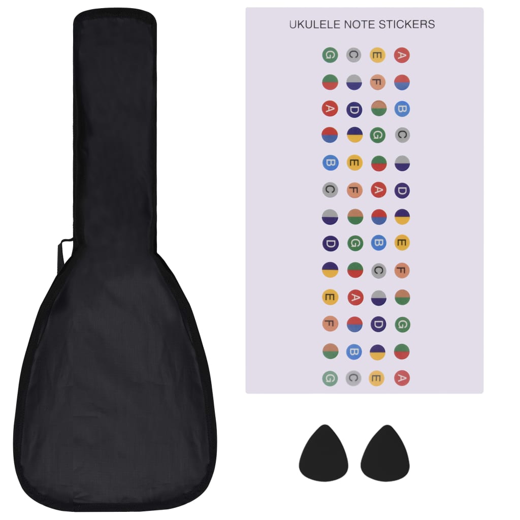 Ukuleleset Met Tas Voor Kinderen Sopraan 23''