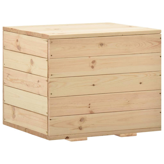 Opbergbox 60X54X50,7 Cm Massief Grenenhout