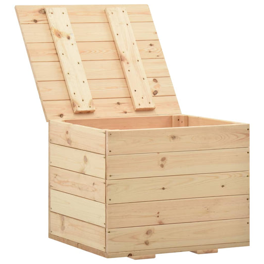 Opbergbox 60X54X50,7 Cm Massief Grenenhout