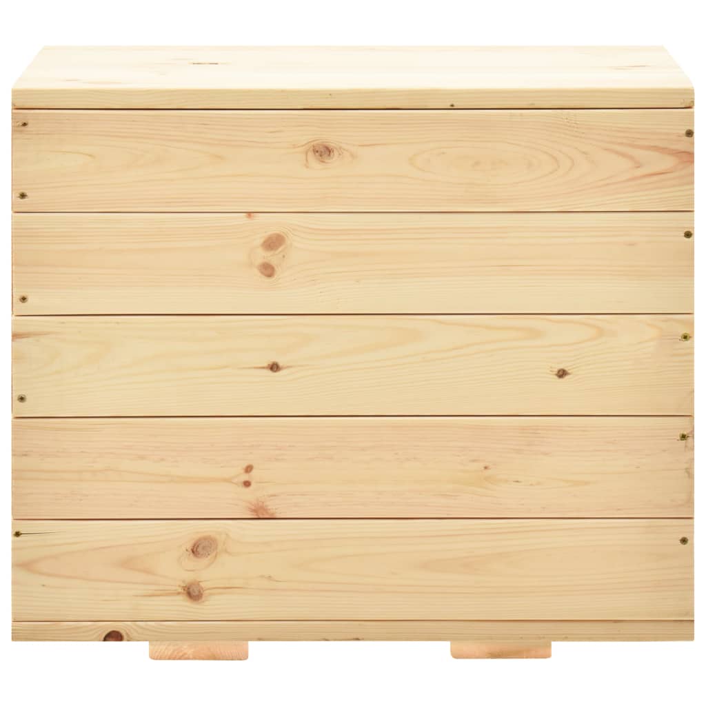 Opbergbox 60X54X50,7 Cm Massief Grenenhout