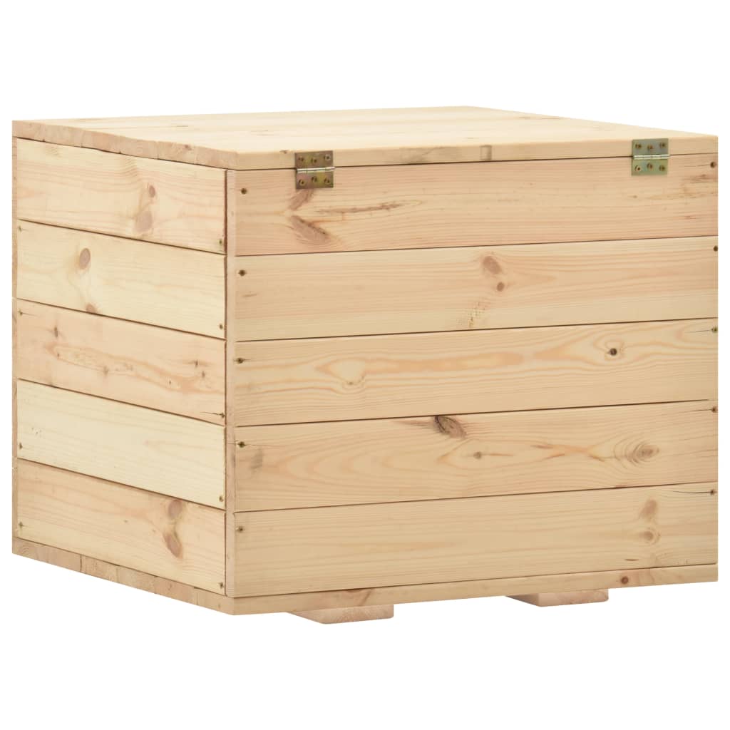 Opbergbox 60X54X50,7 Cm Massief Grenenhout