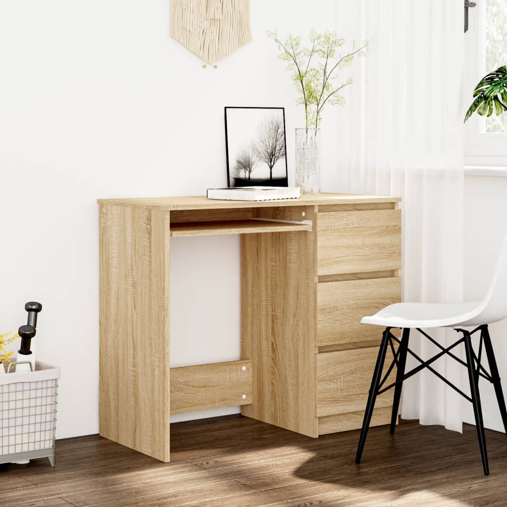 Bureau 90X45X76 Cm Spaanplaat Kleurig