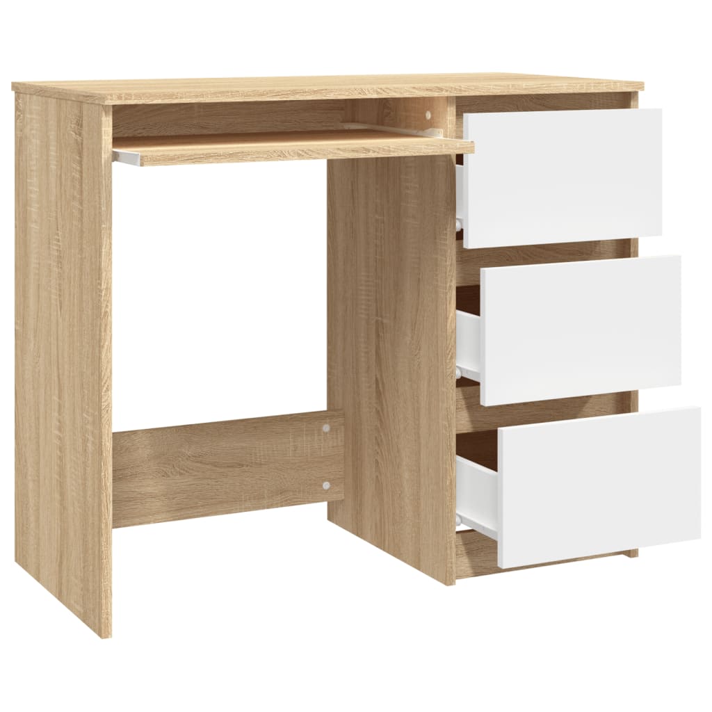 Bureau 90X45X76 Cm Spaanplaat Kleurig