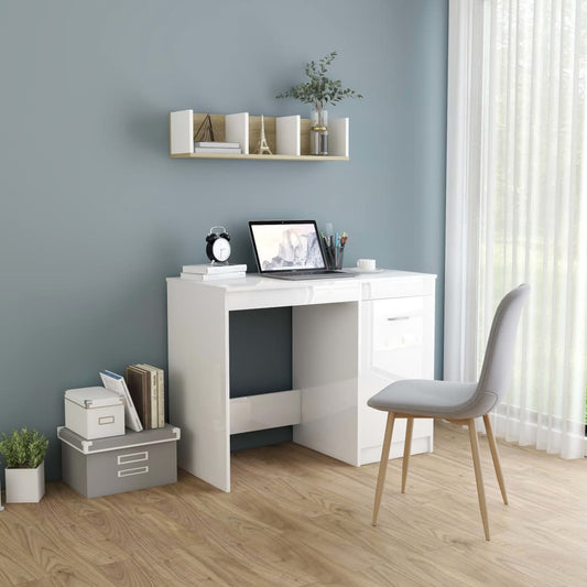 Bureau 100X50X76 Cm Bewerkt Hout