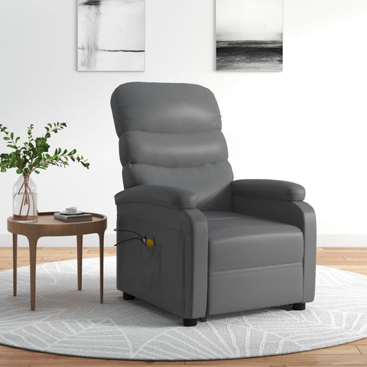 Sta-Op-Massagestoel Kunstleer Kleurig