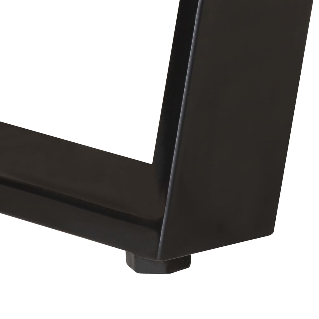 Bureau Met Natuurlijke Randen 107X45X79 Cm Massief Acaciahout
