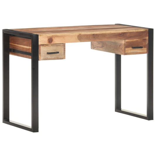 Bureau 110X50X76 Cm Massief Hout