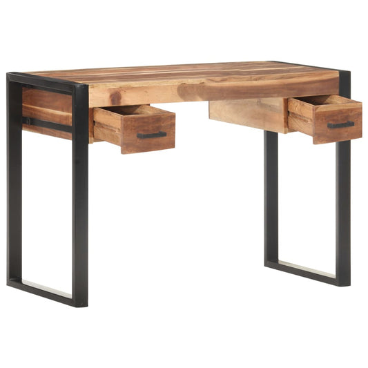 Bureau 110X50X76 Cm Massief Hout