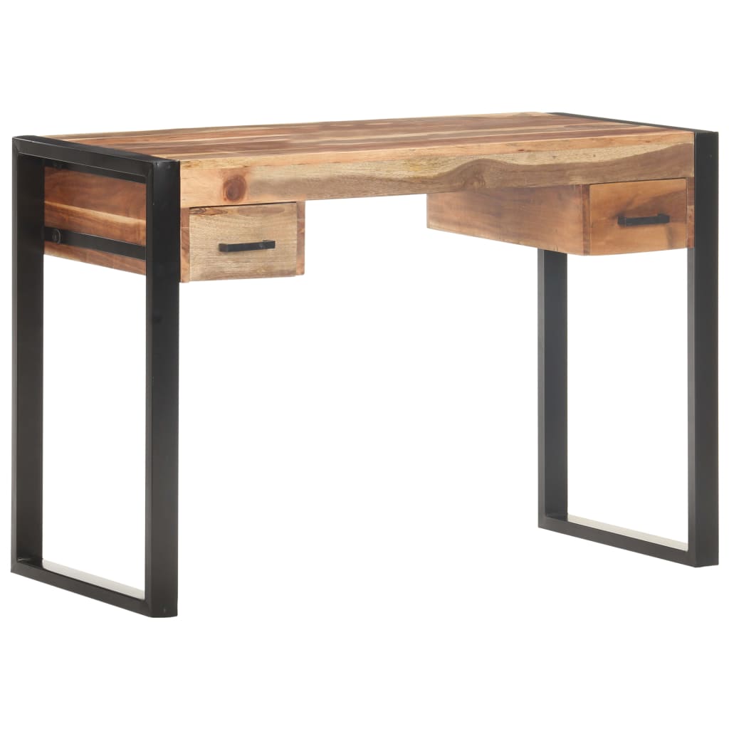 Bureau 110X50X76 Cm Massief Hout