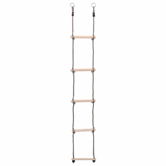 Ladder Met 5 Sporten 210 Cm Massief Grenenhout