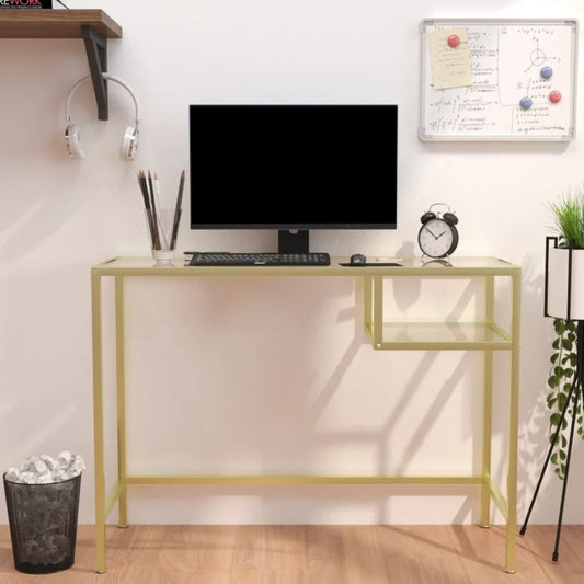 Computerbureau 100X36X74 Cm Gehard Glas