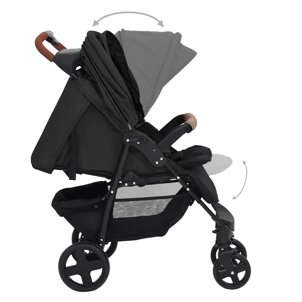 Kinderwagen Staal Kleurig