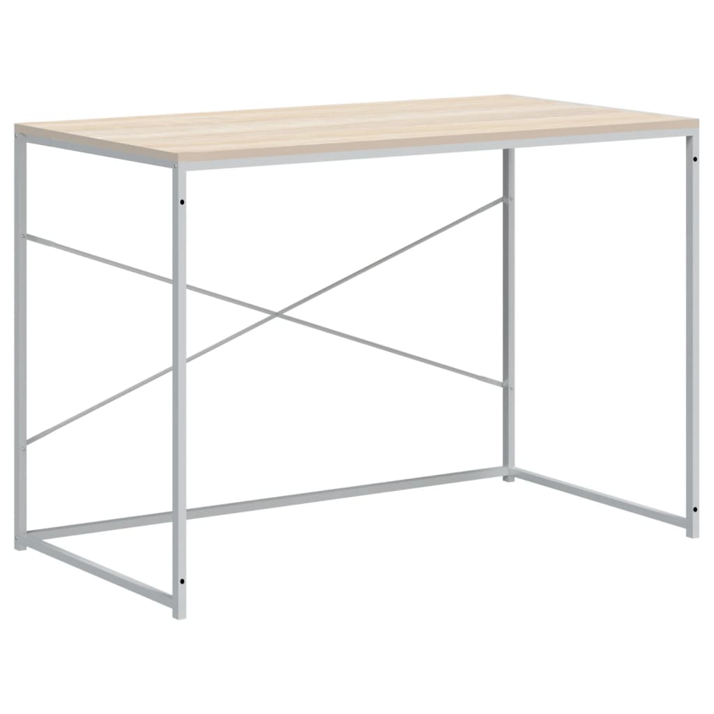 Computerbureau 110X60X70 Cm Bewerkt Hout Kleurig