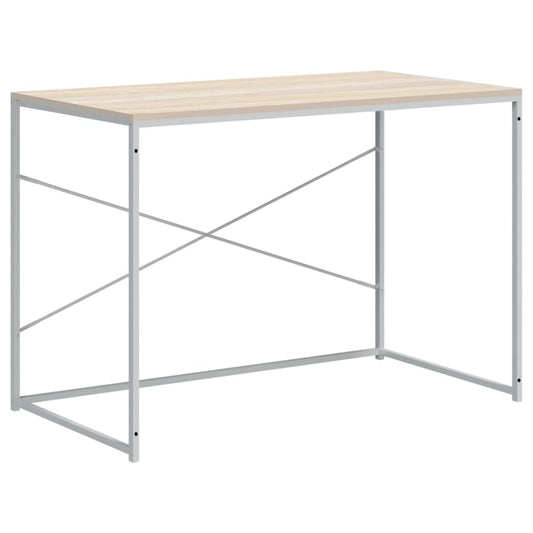 Computerbureau 110X60X70 Cm Bewerkt Hout Kleurig