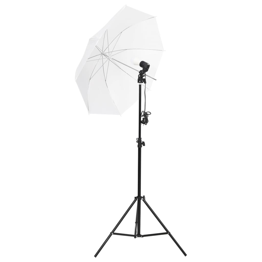 Fotostudioset Met Verlichtingsset, Achtergrond En Reflector