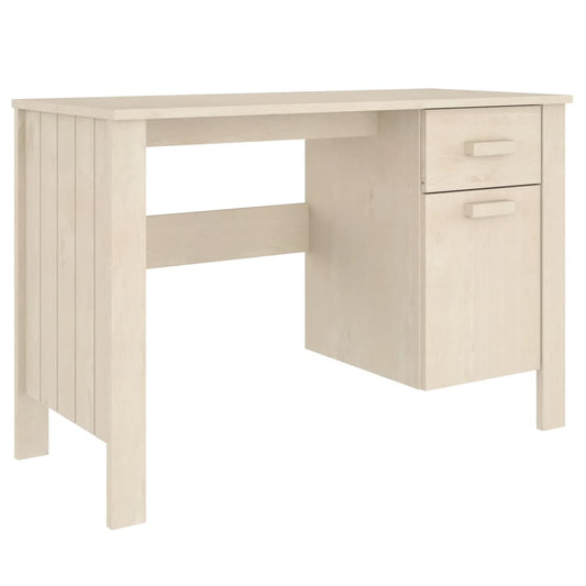 Bureau Hamar 113X50X75 Cm Massief Grenenhout