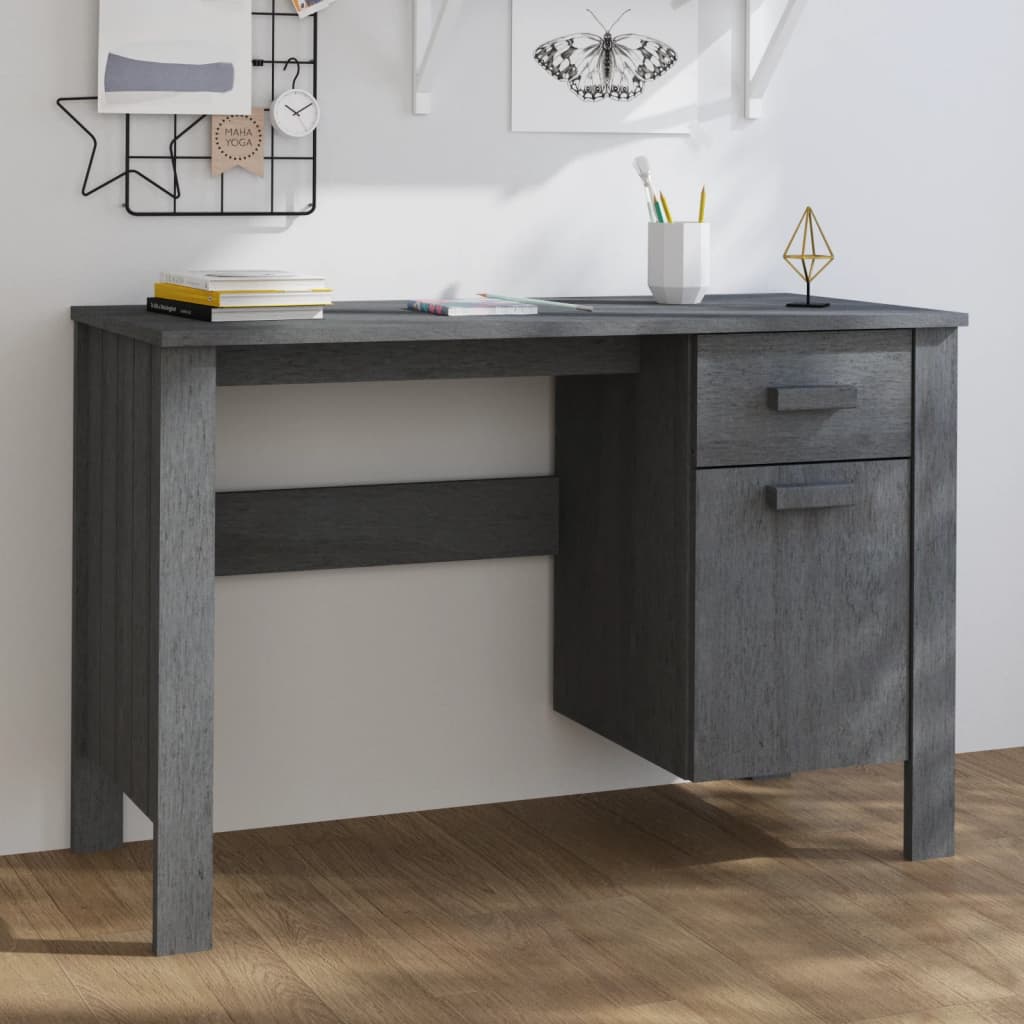 Bureau Hamar 113X50X75 Cm Massief Grenenhout