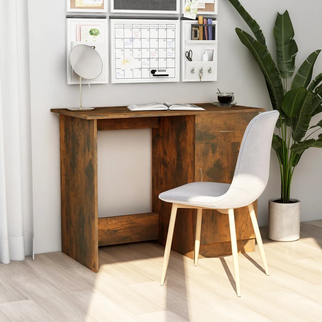 Bureau 100X50X76 Cm Bewerkt Hout
