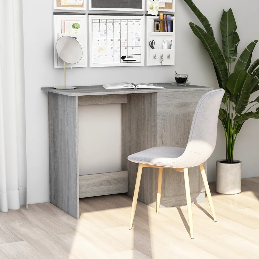 Bureau 100X50X76 Cm Bewerkt Hout
