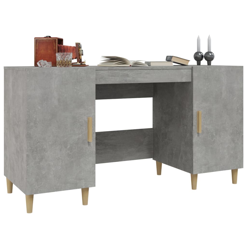 Bureau 140X50X75 Cm Bewerkt Hout
