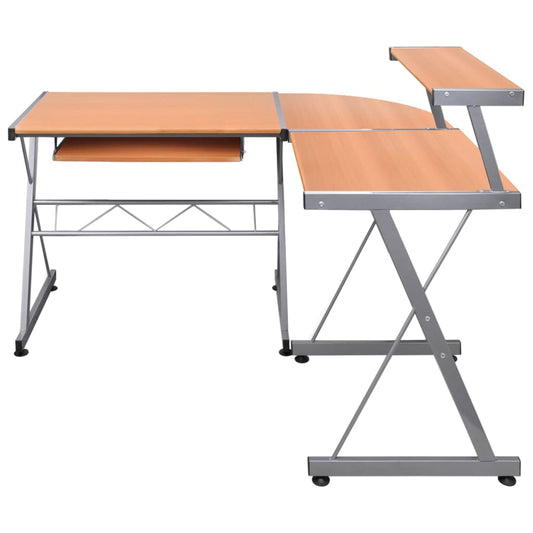 Hoekbureau Bewerkt Hout