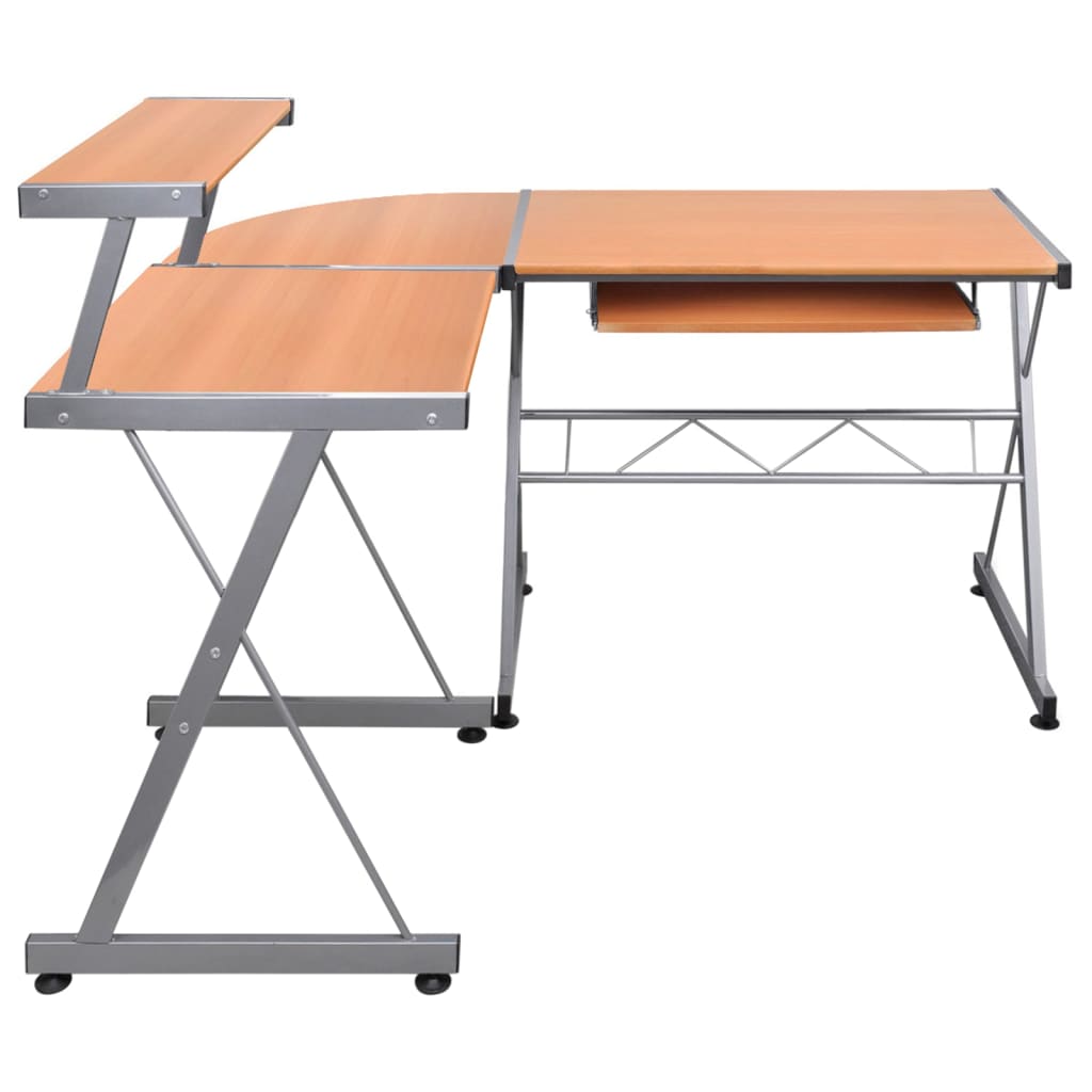 Hoekbureau Bewerkt Hout