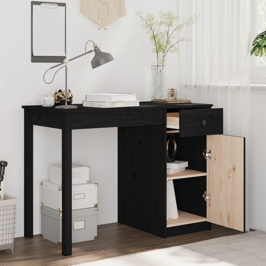 Bureau 100X50X75 Cm Massief Grenenhout