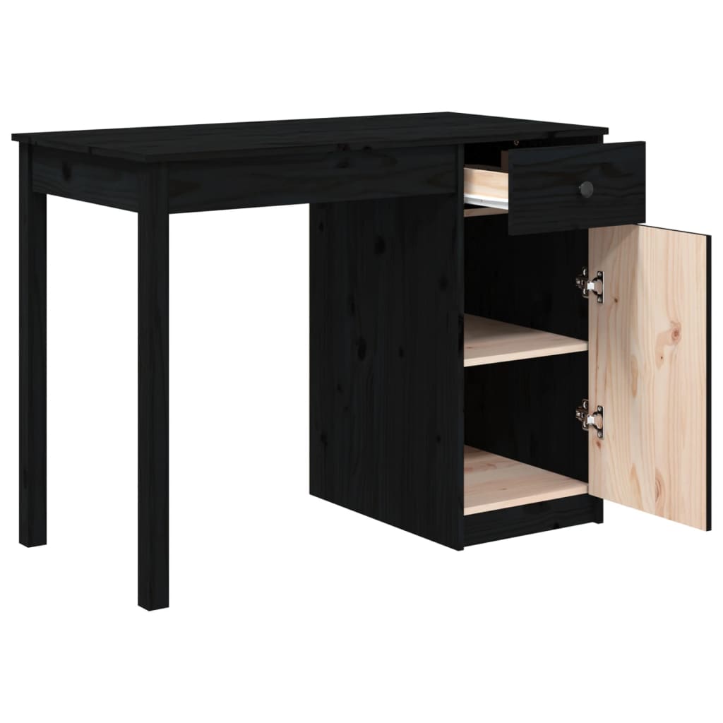 Bureau 100X50X75 Cm Massief Grenenhout